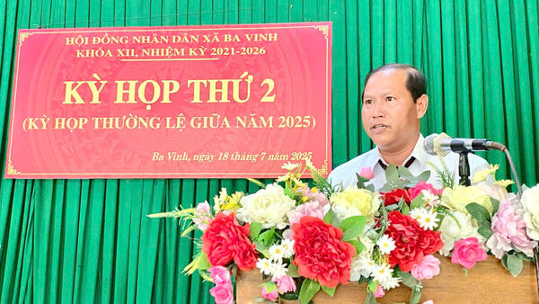 (BA VINH) Tổ chức thành công Kỳ họp thứ 2 HĐND năm 2025