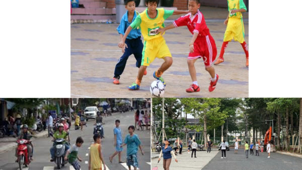 VUI CHƠI Ở VEN ĐƯỜNG CỦA TRẺ EM TIỀM ẨN NHỮNG NGUY CƠ VỀ TAI NẠN GIAO THÔNG