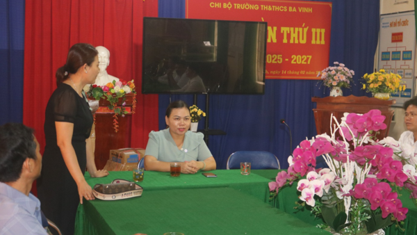 CÔNG TÁC CHUẨN BỊ CHO LỄ KHAI GIẢNG TRỰC TUYẾN NĂM HỌC MỚI 2025 – 2026 TẠI XÃ BA VINH